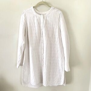 J.Jill Cotton Linen Swim Coverup fits like Small